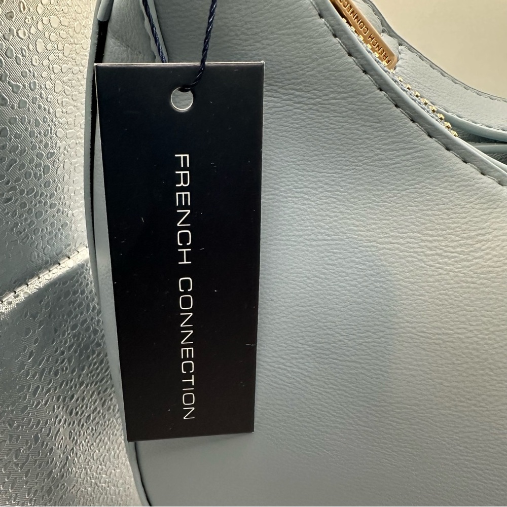 French‎ Connection Moritz Hobo Shoulder Bag Womens Powder Blue FCS25114-PWBL NWT - Picture 3 of 8
